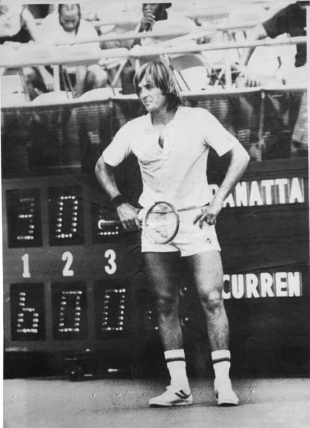 New York, US Open 1979 durante un match contro il sudafricano Kevin Curren (Ansa)